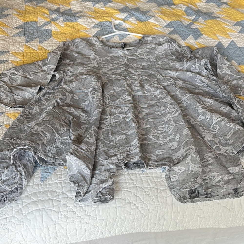 Elegant Gray Women's Top. Dressed to Kill light grey. Perfect